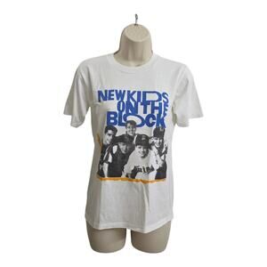 Vintage 80s 90s NKOTB New Kids On The Block Boy Band Concert Tour Shirt Small
